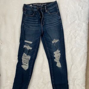 American Eagle destroyed skinny jeans